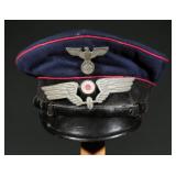 Rare Luftwaffe Engineer NCO Visor Cap