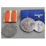 Police & Wehrmacht Long Service Ribbon Bar Set