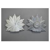 Two Brunswick Officer Dress Star Components