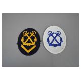 Kriegsmarine Boatswain Career Sleeve Badges