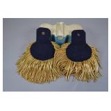 WWII German DAF High-Ranking Bullion Epaulettes
