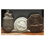 Early 1934 NSDAP & Saar Propaganda Badges(3)