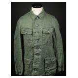 WWII German Heer M43 HBT Drill Tunic