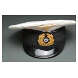 Kriegsmarine Officer White Summer Visor Cap