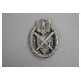 General Assault Badge "Deumer" Wire-Prong Variant