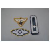 Mixed NSFK and Luftwaffe Bullion Insignia Grouping