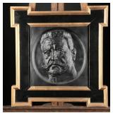 Cast Iron Hindenburg High-Relief Plaque