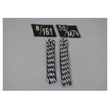 Waffen-SS Numbered Group Collar Tabs & Cords