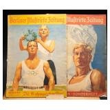 1936 Berlin Olympics Illustrated Magazines, Pair 2