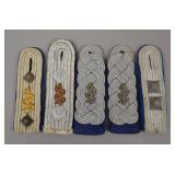 German Officer Shoulder Boards Group 5pcs.