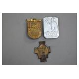 Three 1937 Regional Event & Pilgrimage Badges