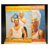 1936 Berlin Olympics Illustrated Magazines, Pair 1