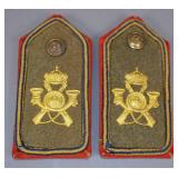 Imperial German Artillery Officer Shoulder Boards