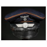 WWII German Gendarmerie Police Visor - Schweitzer