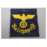 German Navy Cap Tally Ship Service Patch