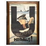 WWI Naval Propaganda Poster