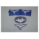 Luftwaffe Eagles and Qualification Badge Group