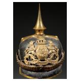 Imperial Bavarian Infantry Officer Pickelhaube