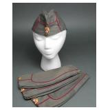 Cold War Bulgarian Army Side Caps 4pcs