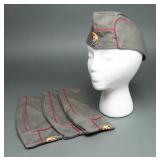 Cold War Bulgarian Army Side Caps 4pcs
