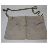 WWI German Light Gray Canvas Gas Mask Bag
