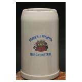 German Stoneware Beer Stein Brauerei Pfeuffer 1L