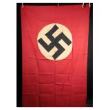 WWII German Single-Sided Vertical House Flag