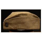 WWI US Army M1918 Overseas Cap with US Disk