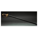 Prussian M1889 Cavalry Officer Saber, Clemen and