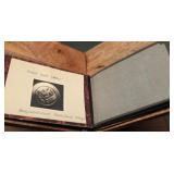 Wooden-Cover Photo Album With Black-And-White Era