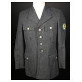 West German Zivilschutz Civil Defense Tunic, Wool