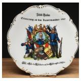 1910 Kaisermanover Commemorative Porcelain Plate