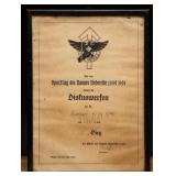 1938 Hitler Youth Bann Niederelbe Sport Award