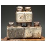 Trio of WWII German G43/K43 Rifle Oil Bottles