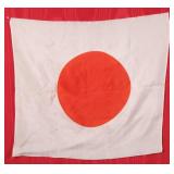 Japanese Hinomaru National Flag Silk Cloth