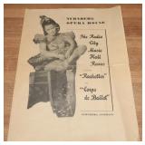 1940s Nuremberg Opera House Rockettes Program