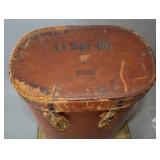 Third Reich Brown Leather Binocular Case Stenc.