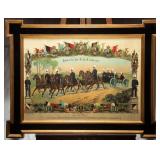 Antique 13th Württemberg Artillery Veteran Print