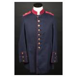 Prussian Officer Tunic With Brass Crown Buttons