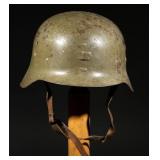 Early Spanish M42 Helmet with Original Leather