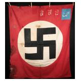 WWII Hitler Youth Unit Banner with ID Patches