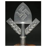 Third Reich RAD Aluminum Flag Pole Top