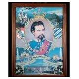 Framed König Ludwig II Portrait Print Bavaria