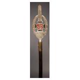 WWII German NSKOV Flag Pole Top by Otto Gahr