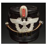 Third Reich Feuerschutzpolizei Fire Police Shako