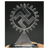 German Third Reich DAF Car Mascot Emblem