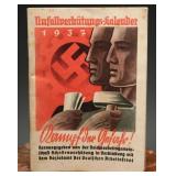 1937 Unfallverhütungs-Kalender German Calendar
