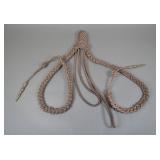 French Military Uniform Aiguillette w/ Metal Tips