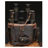 Carl Zeiss Jena 6x24 Telex Binoculars, 1911, Case