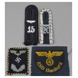 Third Reich German Cloth Insignia Grouping
